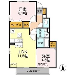 ハイブリッジ　IIの物件間取画像